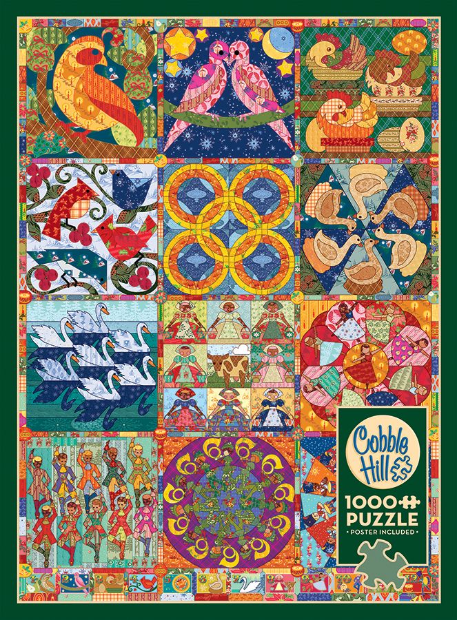 Twelve Days Of Christmas Quilt