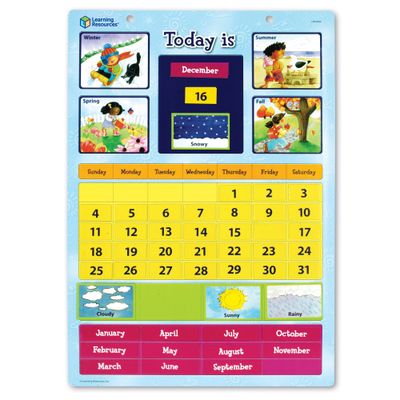 Magnetic Learning Calendar
