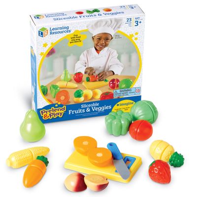 Pretend and Play Sliceable Fruits and Veggies
