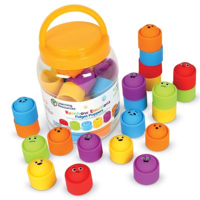 Rainbow Emotions Fidget Poppers