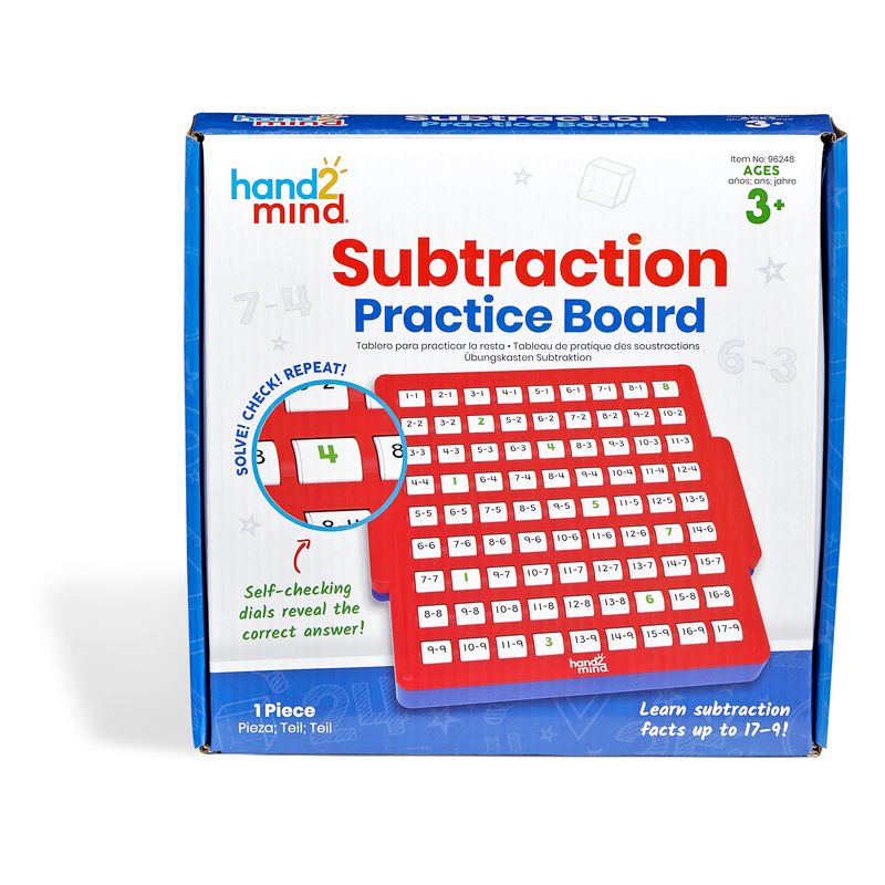 Subtraction Practice Board