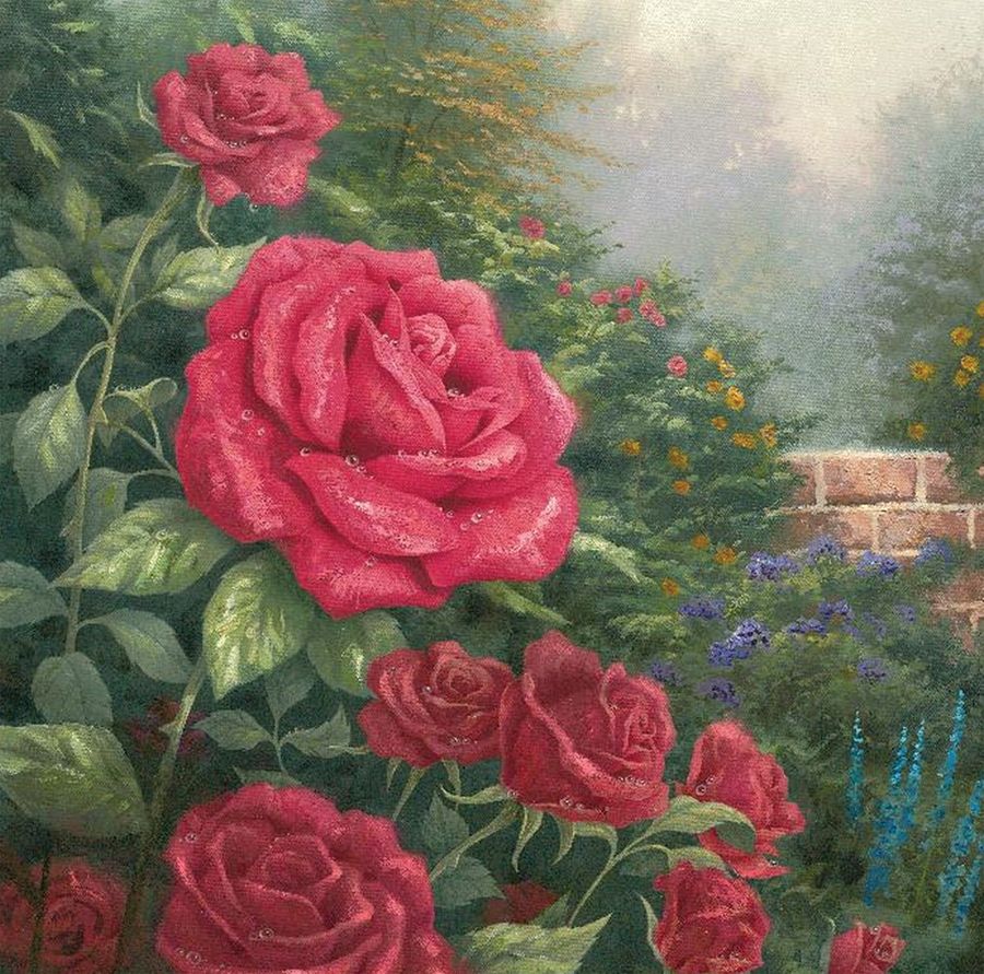 PBN Perfect Red Rose