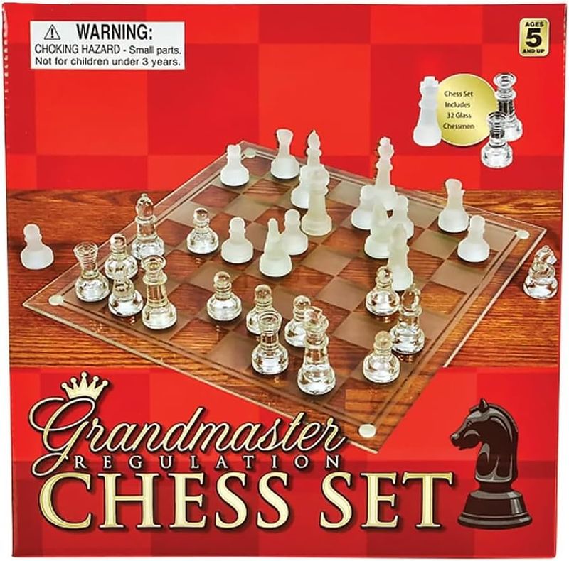 Glass Chess 10&quot;  Set