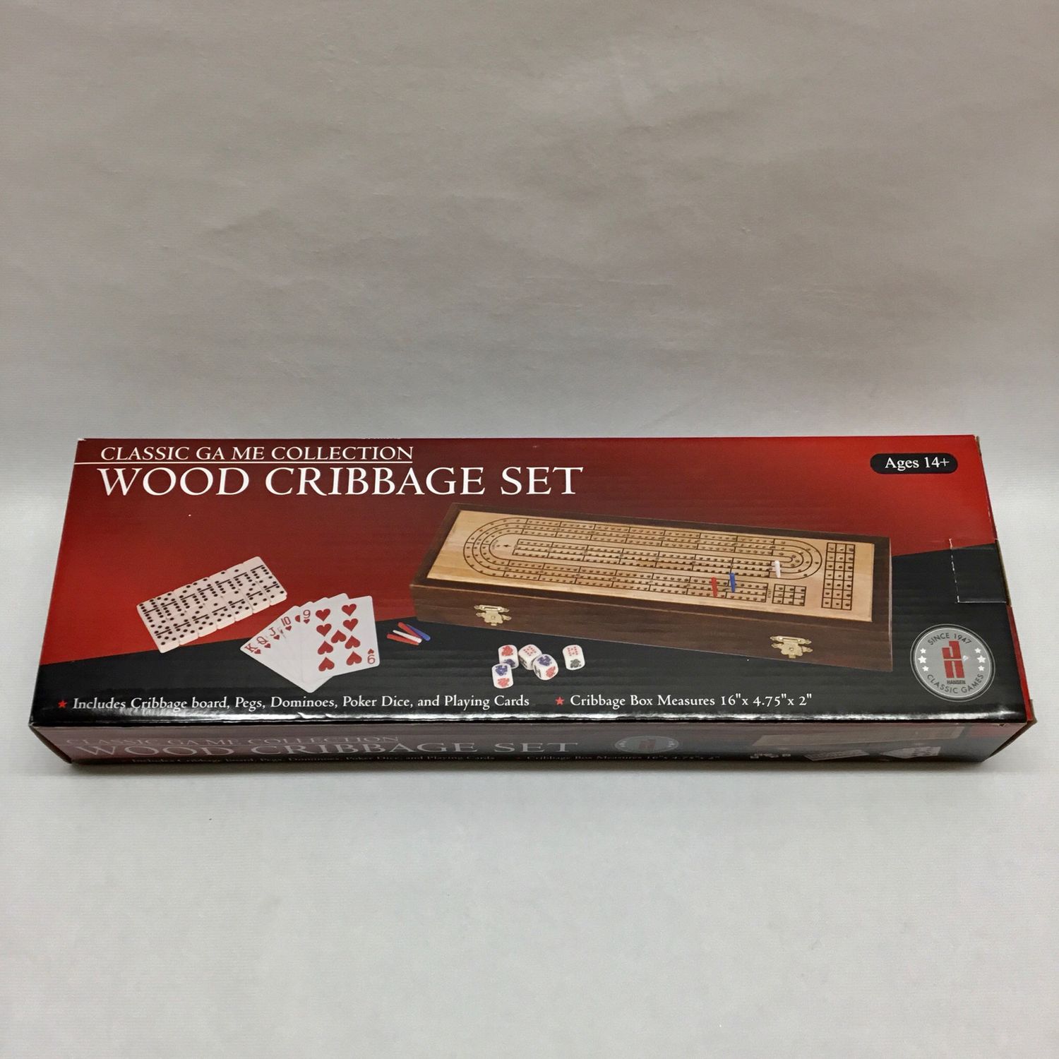 Wooden Cribbage Set