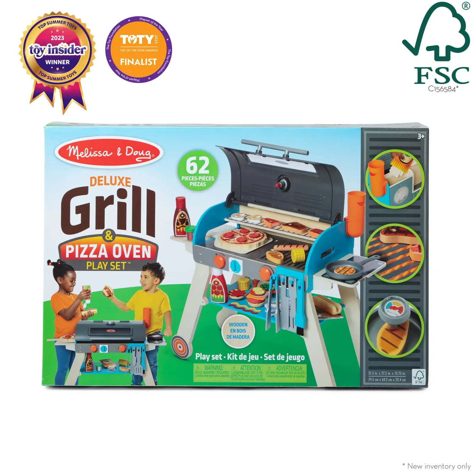 Deluxe Grill &amp; Pizza Oven Playset