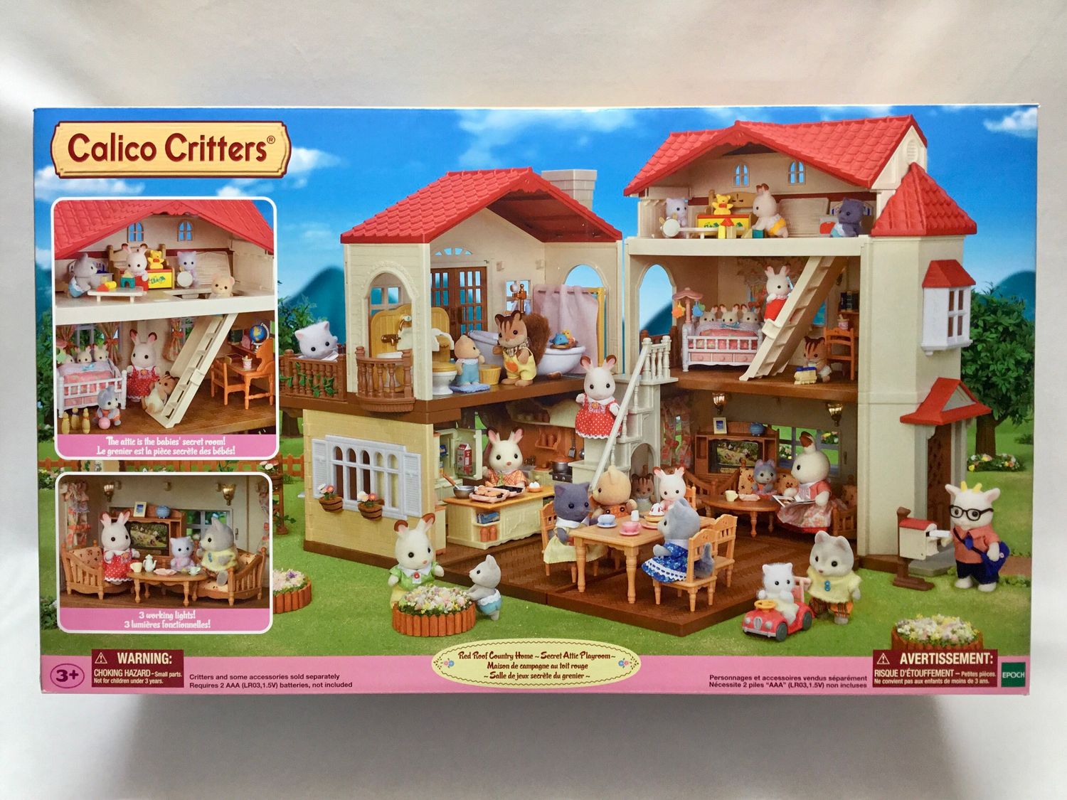 Red Roof Country Home - Secret Attic Playroom