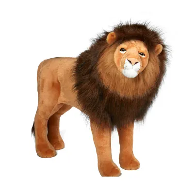 Standing Lifelike Lion