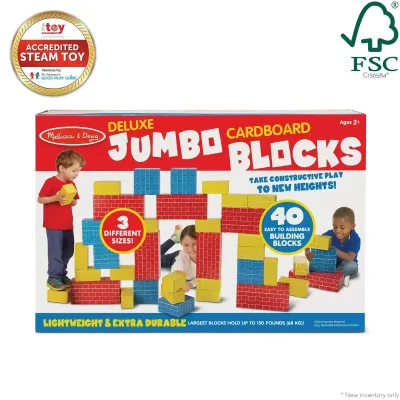 Deluxe Jumbo Cardboard Blocks (40 pc)