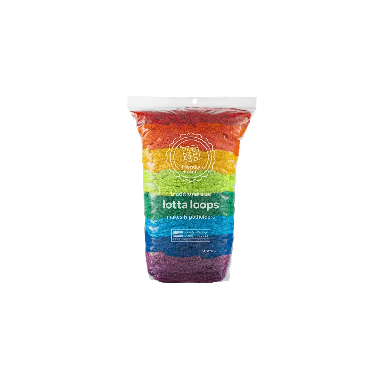 Potholder Loops (Traditional) - Rainbow