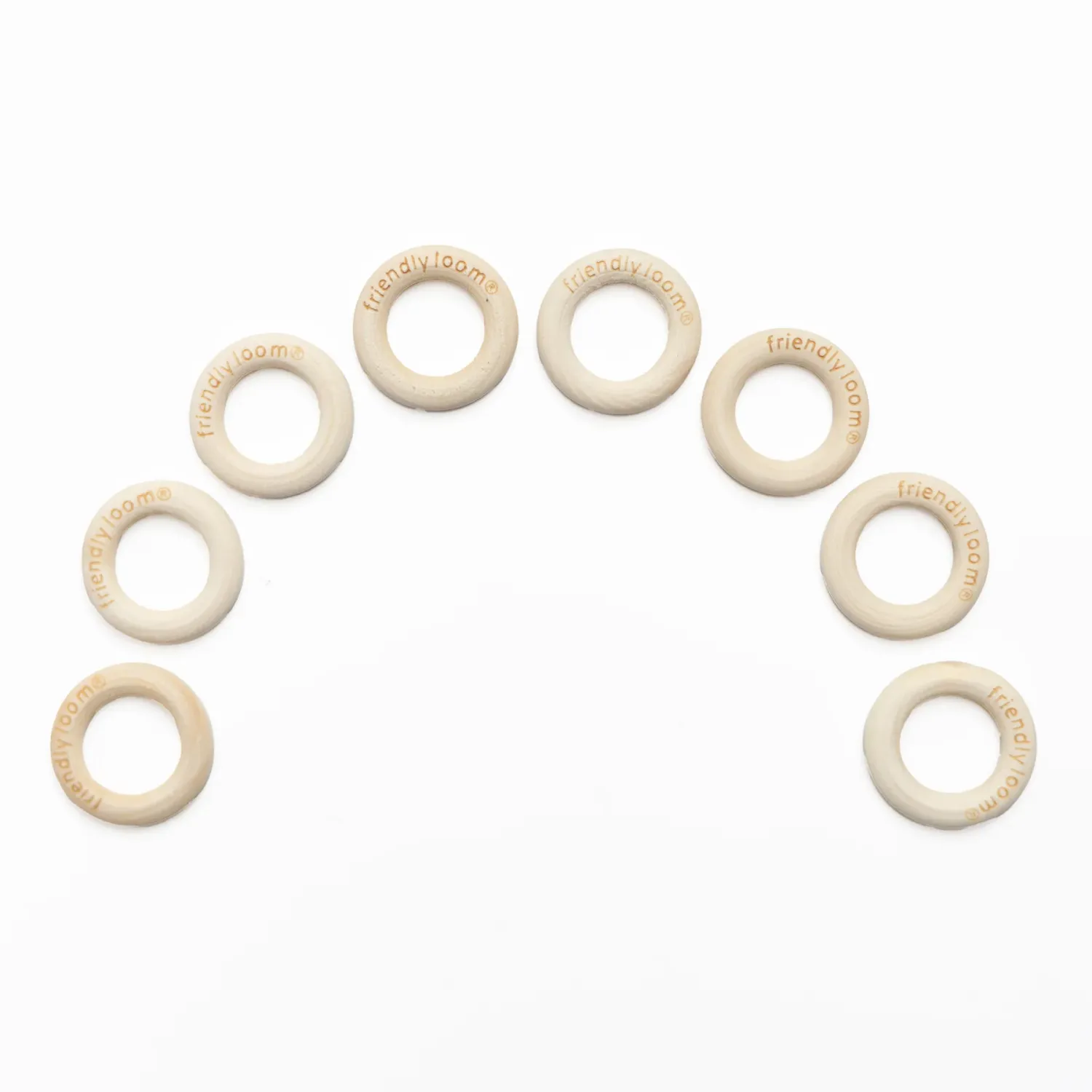 Potholder Rings - Wooden 8-Pack
