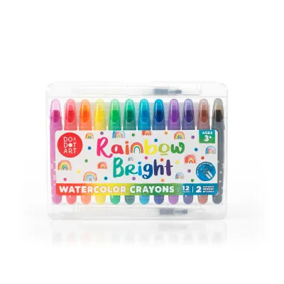 Watercolor Crayons - Rainbow Bright