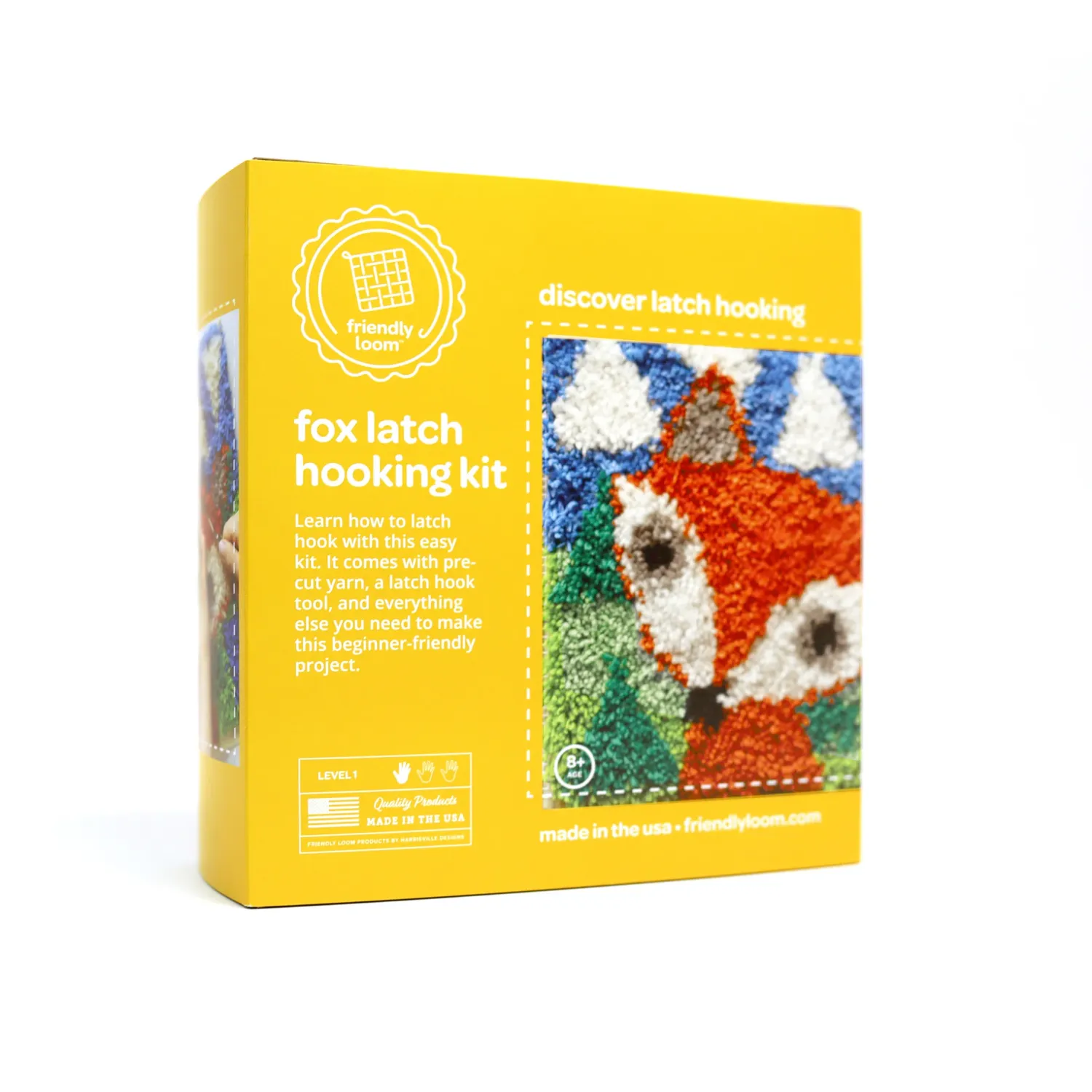 Latch Hooking Kit - Fox