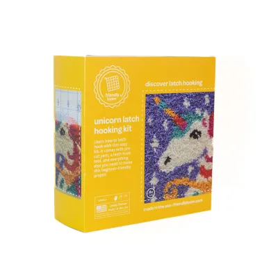 Latch Hooking Kit - Unicorn