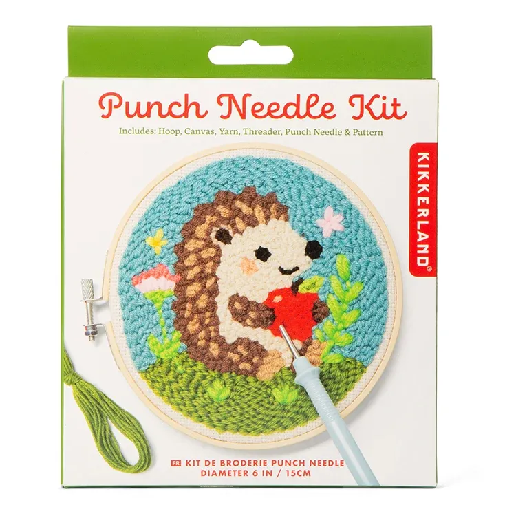 Punch Needle Kit - Hedgehog