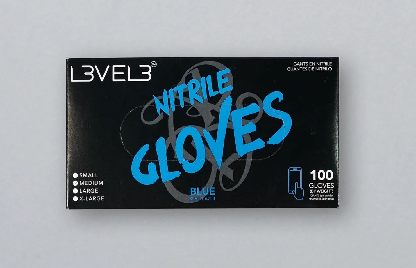 LV3 Gloves, Size: Small, Color: Blue
