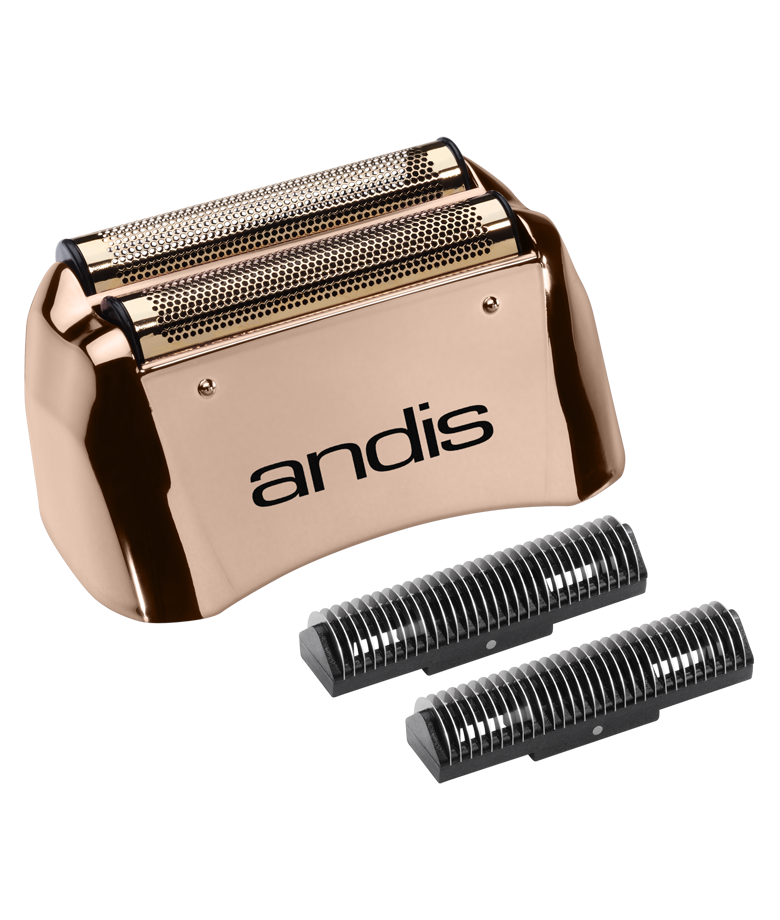 Andis Replacement Cutters and Foil gold