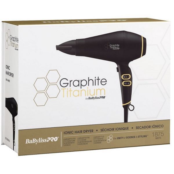 BabylissPro Graphite Titanium HairDryer