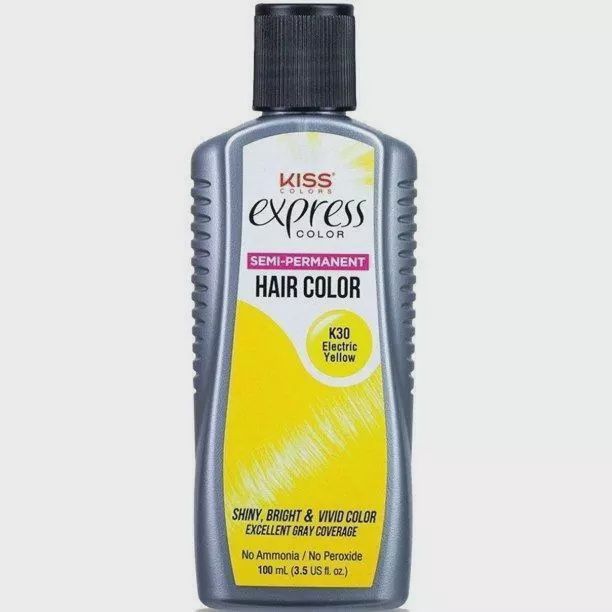 Kiss Semi-permanent Hair Color, Color: K30 Yellow