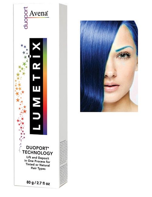 Avena Lumetrix 2-in-1 Bleach and Hair Color, Color: Blue