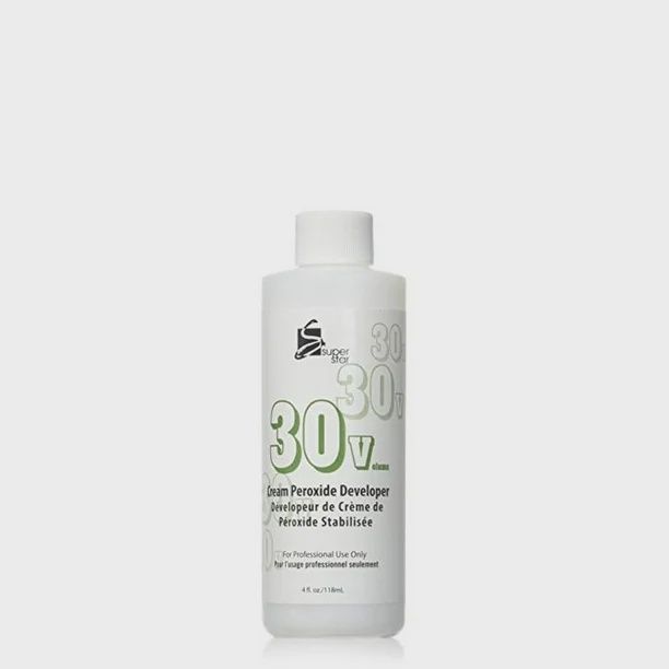 Super star Cream Peroxide Developer, Type: 30V, Size: 8Oz