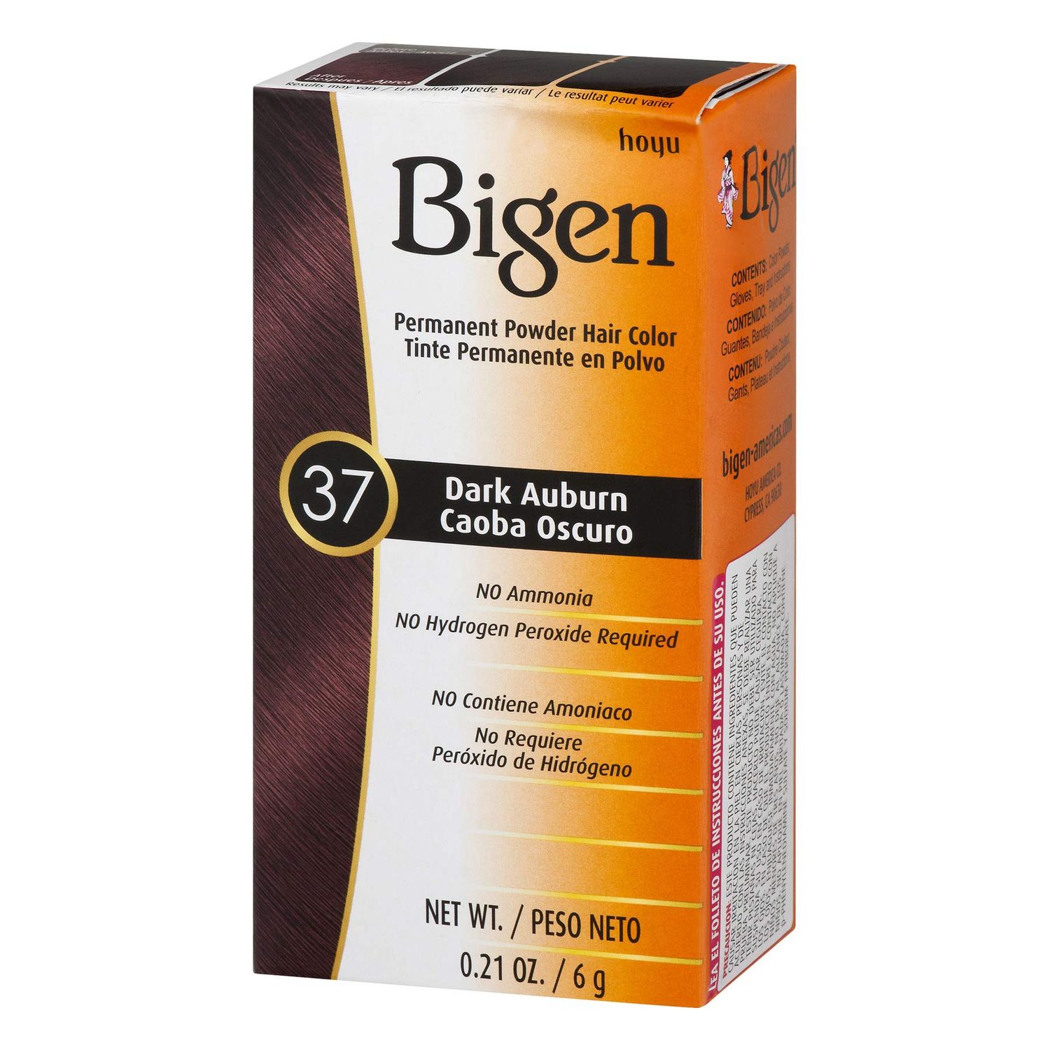 Bigen permanent powder hair color, Color: 37