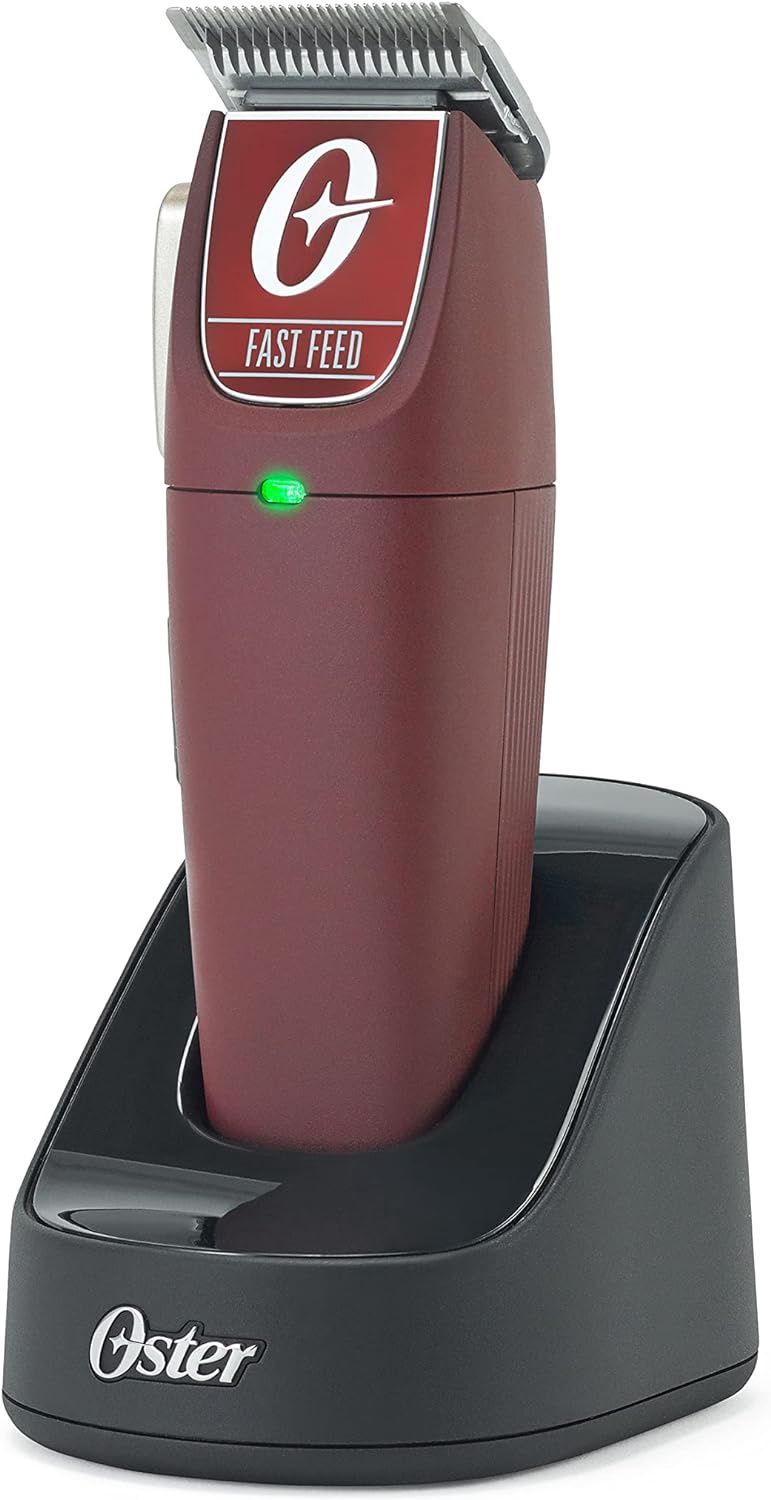 Oster Cordless Fast Feed Red Clipper