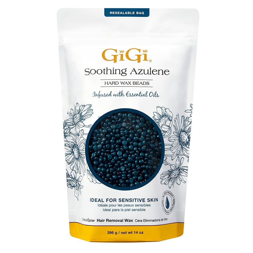 Gigi Hard Wax Beads, Color: blue