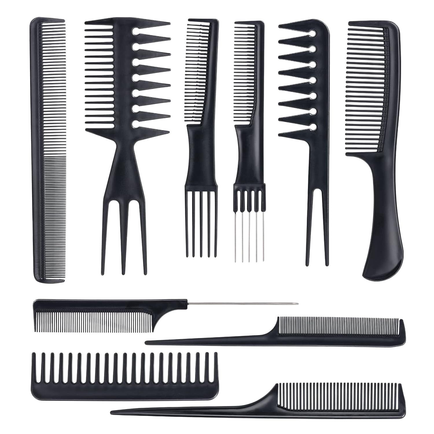 10 Pc Professional Comb Kit