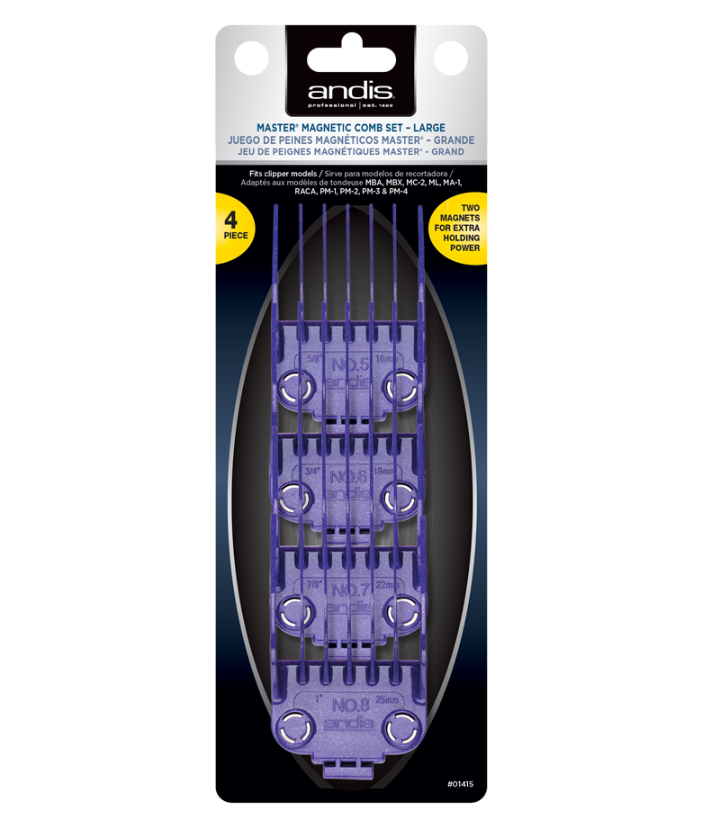 Andis Master Magnetic Comb Set Large