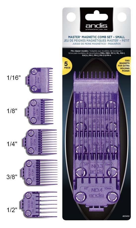 Andis Master Magnetic Comb Set Small