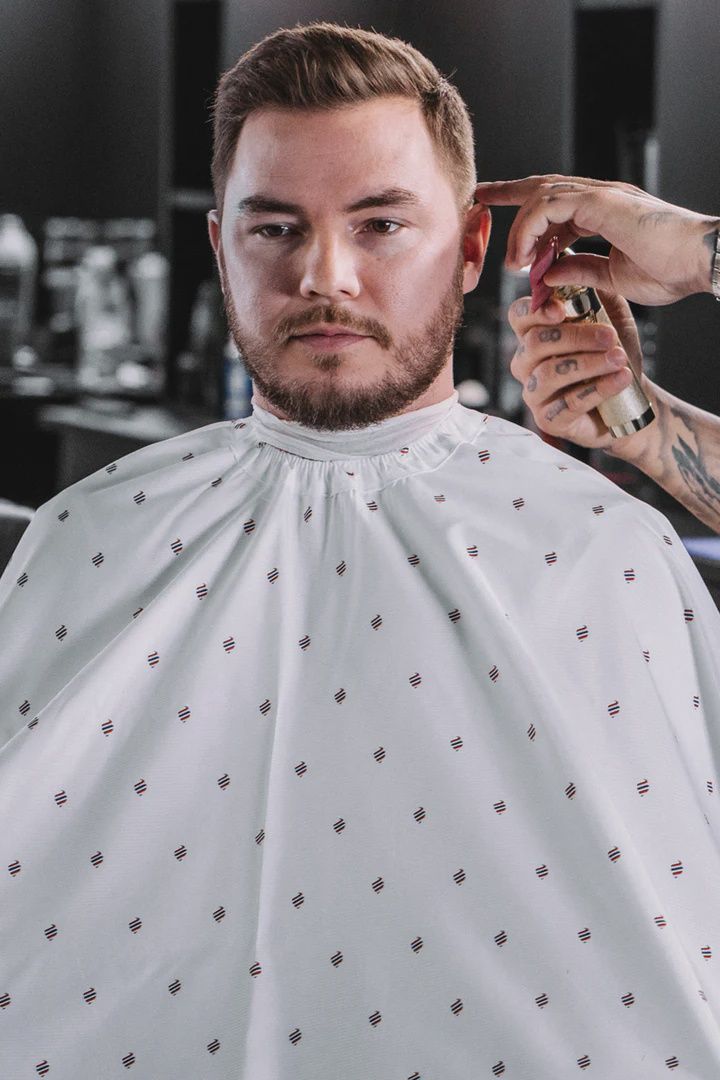 Barber strong the barber cape white with Designs