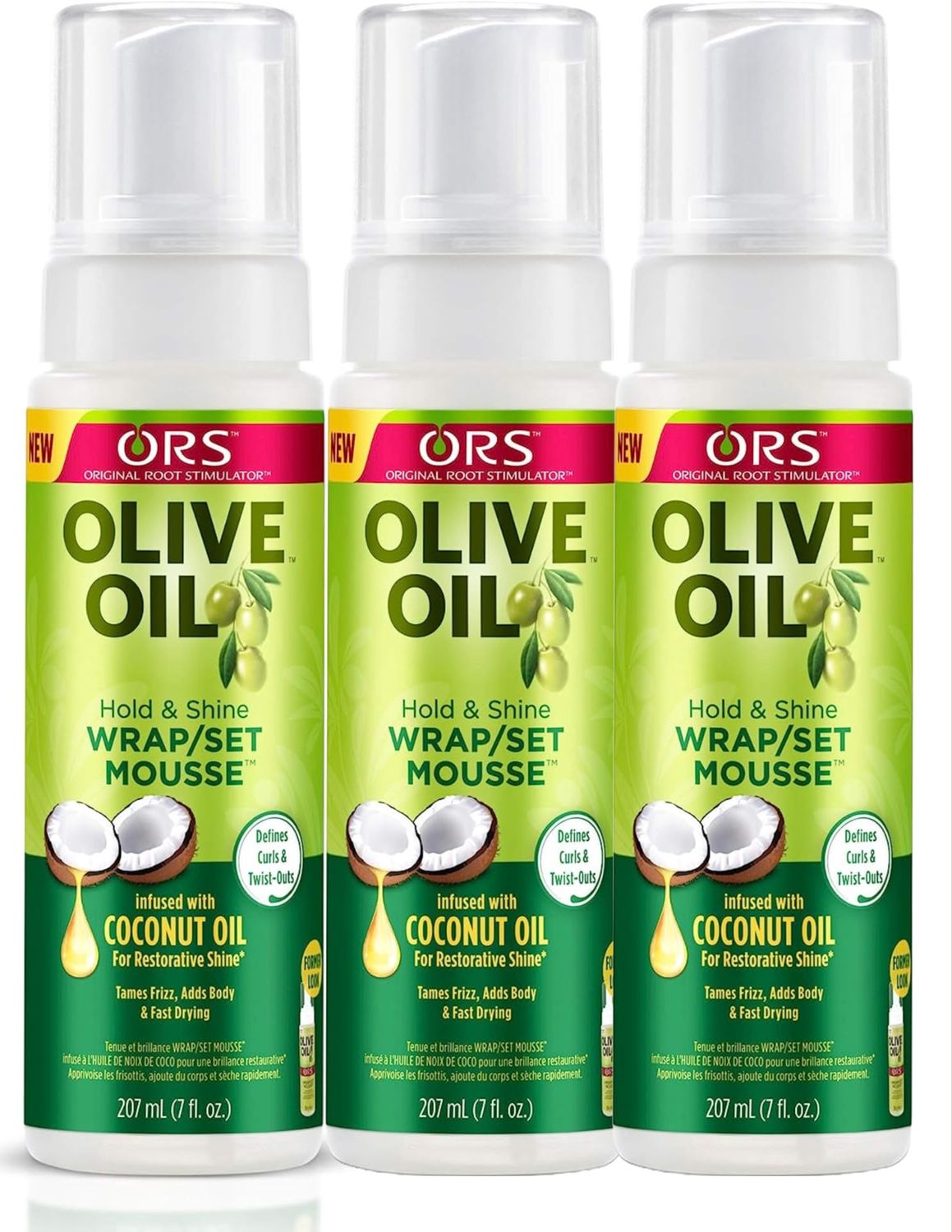 ORS Olive Oil Wrap Mousse Coconut Oil