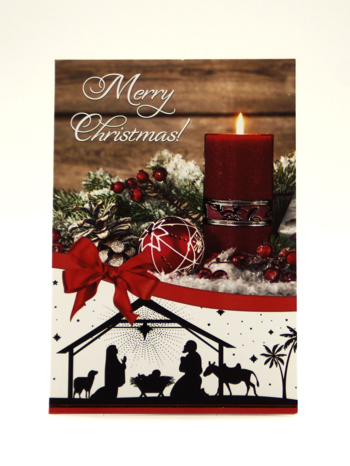 82219  15-pk Gold Foil Christmas Cards