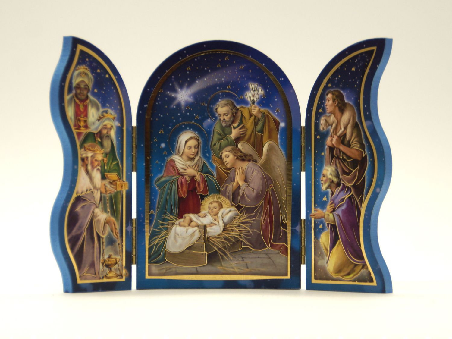      1206-806 Holy Family 5in Triptych