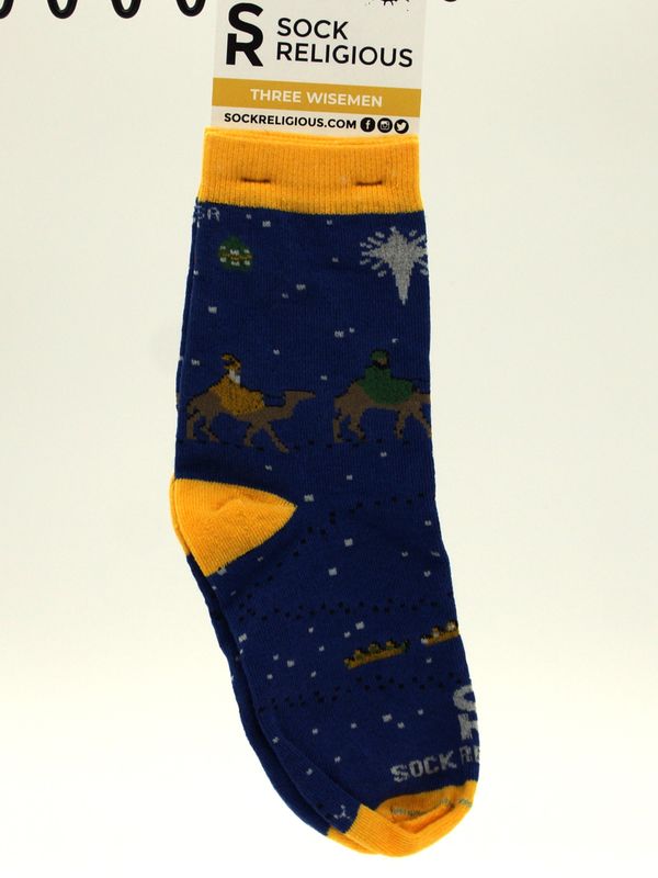      SR0494 Three Wisemen Kids Sock Religious