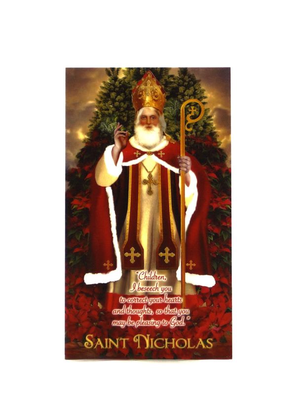 PC48 Saint Nicholas Holy Card