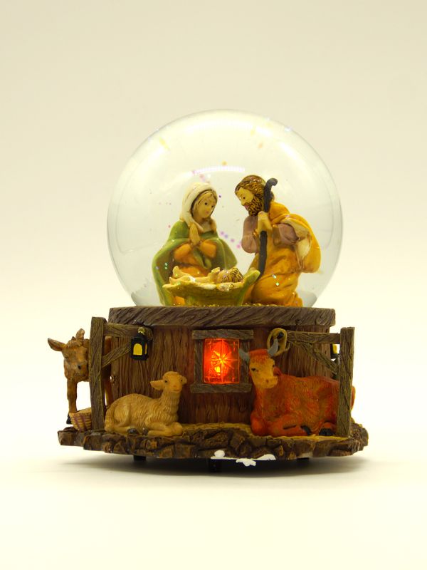      66129 Lighted Musical Glitterdome