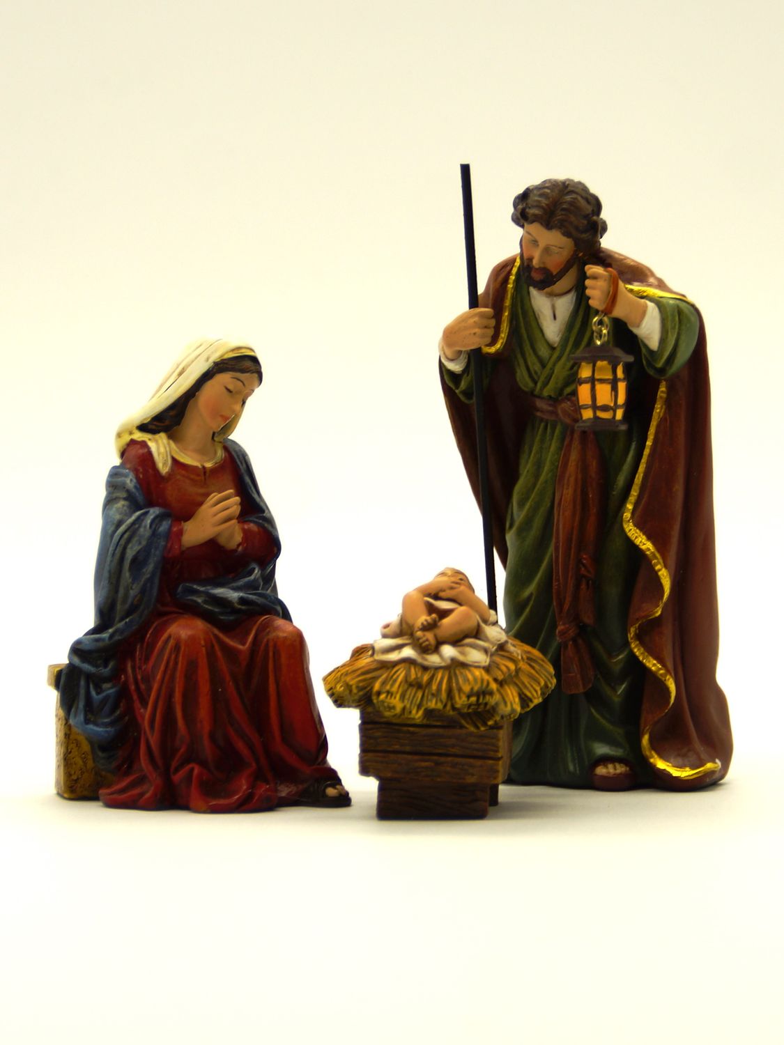      YC168 5in Micheal Adams 3-piece Nativity Set