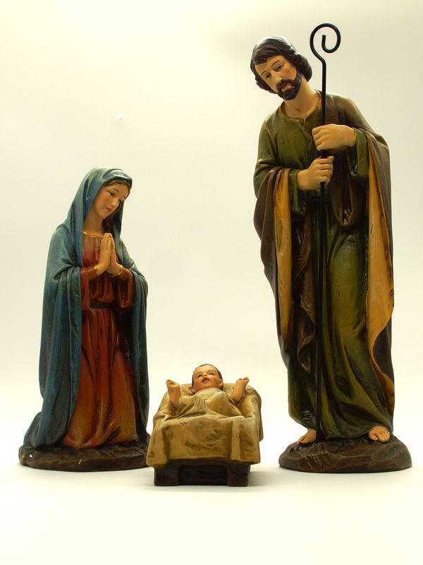 B3371 16in 3-piece Avalon Gallery Nativity Set