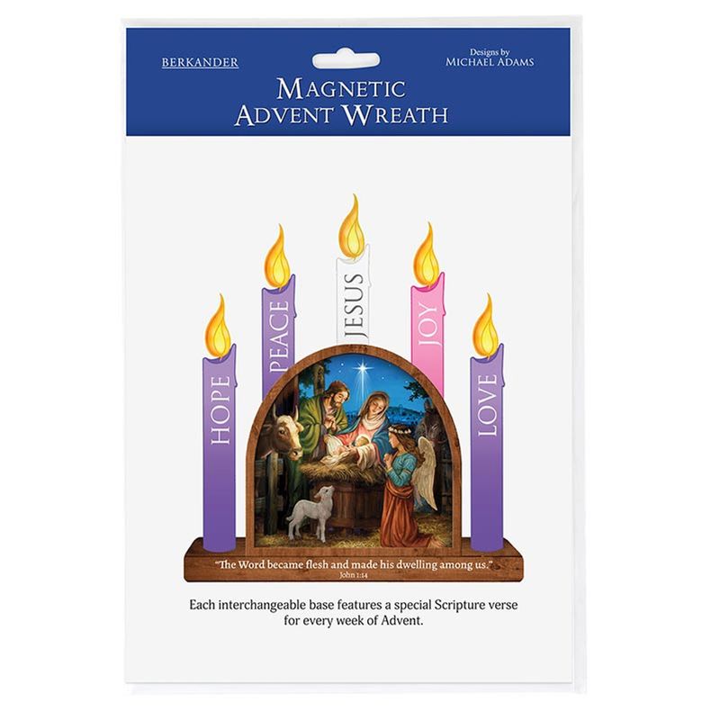      BK-12279 Magnetic Advent Wreath