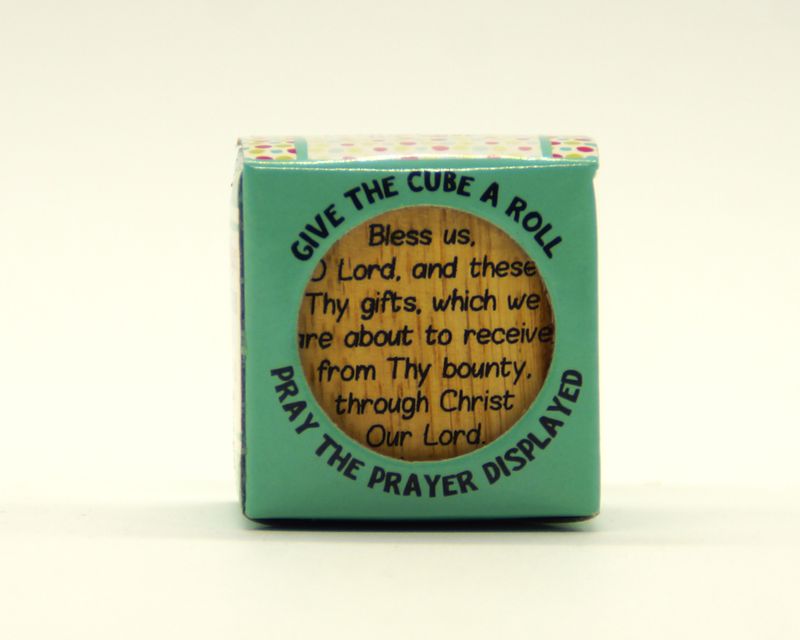      F3636 Mealtime Prayer Cube 1.625in 