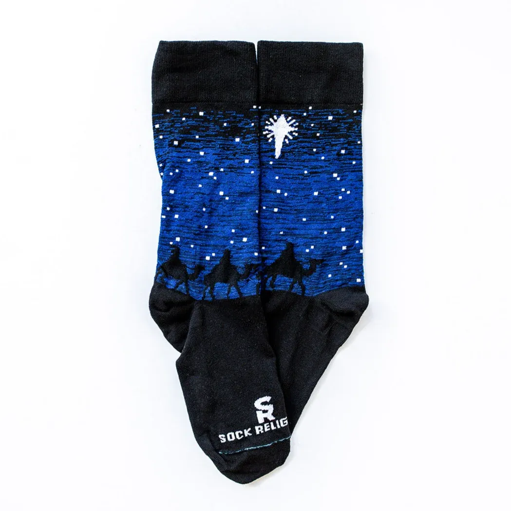      SR0487 Three Wisemen Sock Religious