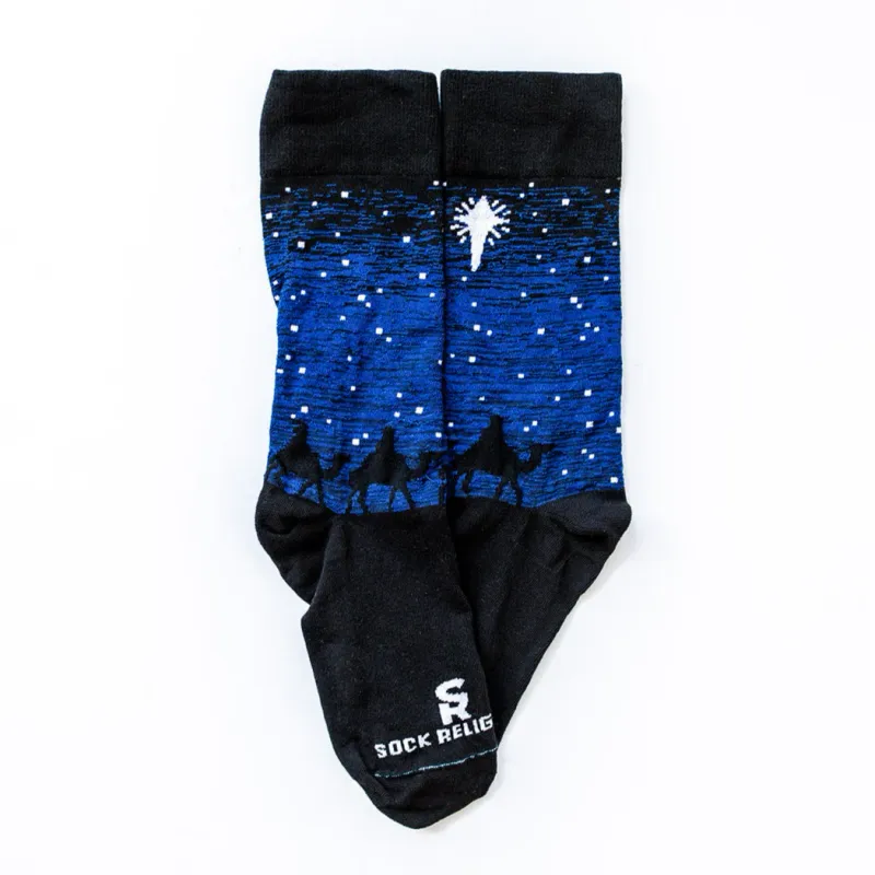      SR0487 Three Wisemen Sock Religious