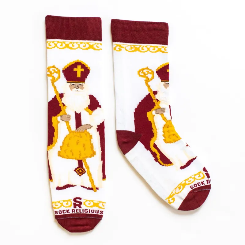     SR0107 St. Nicholas Sock Religious