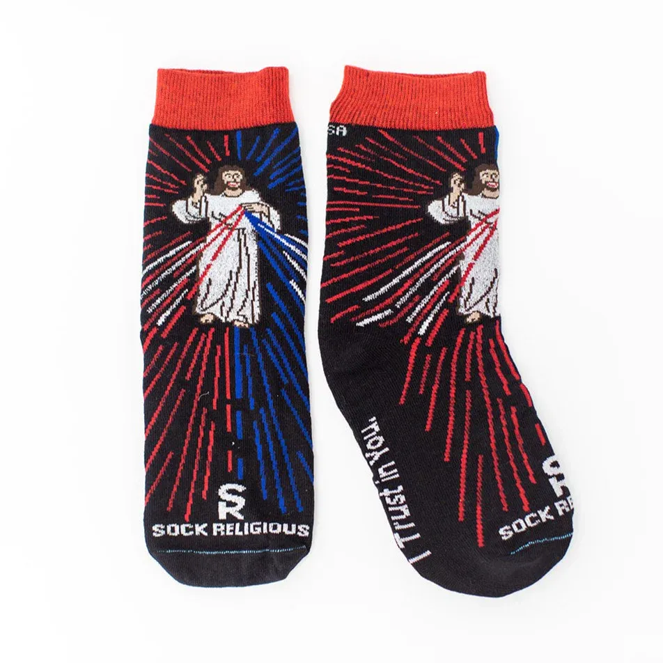      SR0264 Divine Mercy Kids Sock Religious
