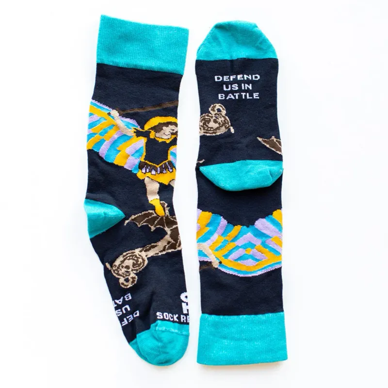      SR0087 St. Micheal Sock Religious