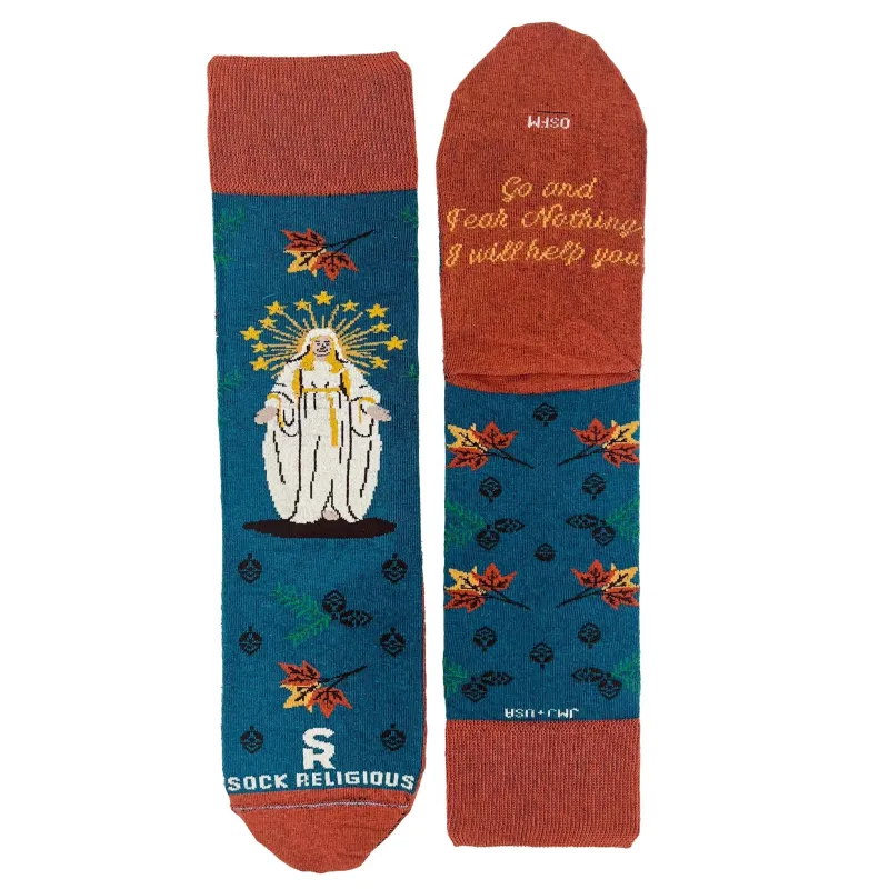       SR0947  Our Lady of Champion Sock Religious  