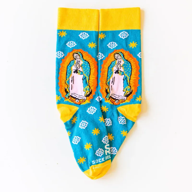      SR0117 Our Lady pf Guadalupe Sock Religious