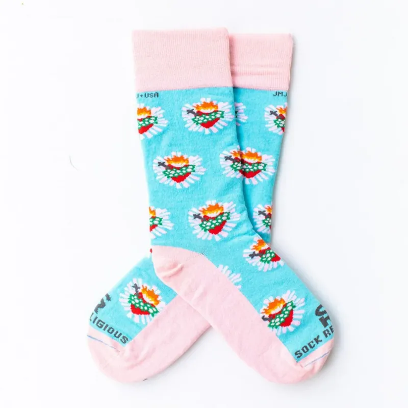      SR0597 Immaculate Heart Sock Religious