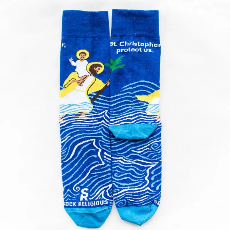 Sr0457 St, Christiopher Sock Religious
